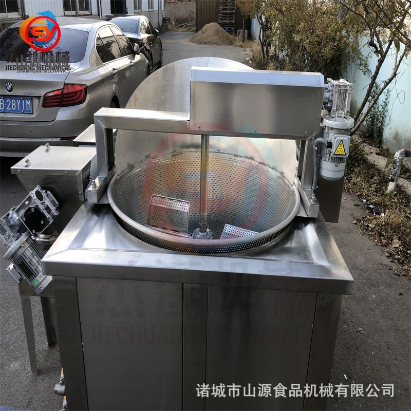 休闲小吃兰花豆油炸锅 油条薄脆油炸设备 商用蚕豆油炸机器