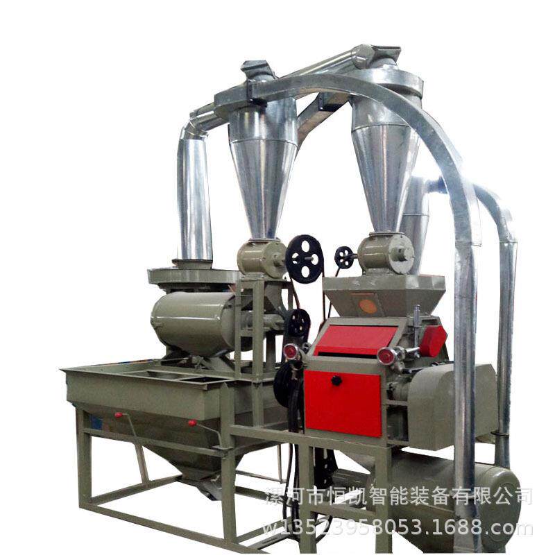 全自动面粉机厂家直销小麦玉米有机谷物制粉制面商用机械设备