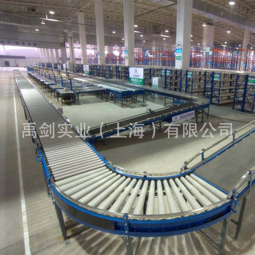 定制药品料箱自动识别输送分拣医药仓储物流分拣线WCS分拣系统