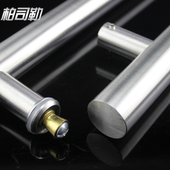 加厚全拉丝无框玻璃门拉手木门把手对装 店铺大拉手扶手