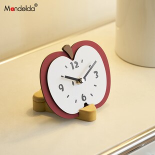 n家居客厅钟表摆放式入户玄关桌面创意手支架装饰品