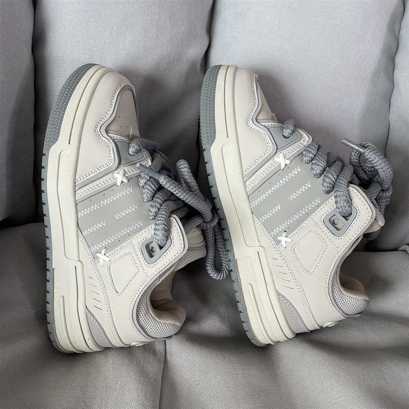 2023秋季新款厚底滑板t鞋百搭休闲运动面包鞋增高小众设计潮流男,流行男鞋,德训鞋,淘宝优惠券,粉丝福利购,淘宝优惠卷