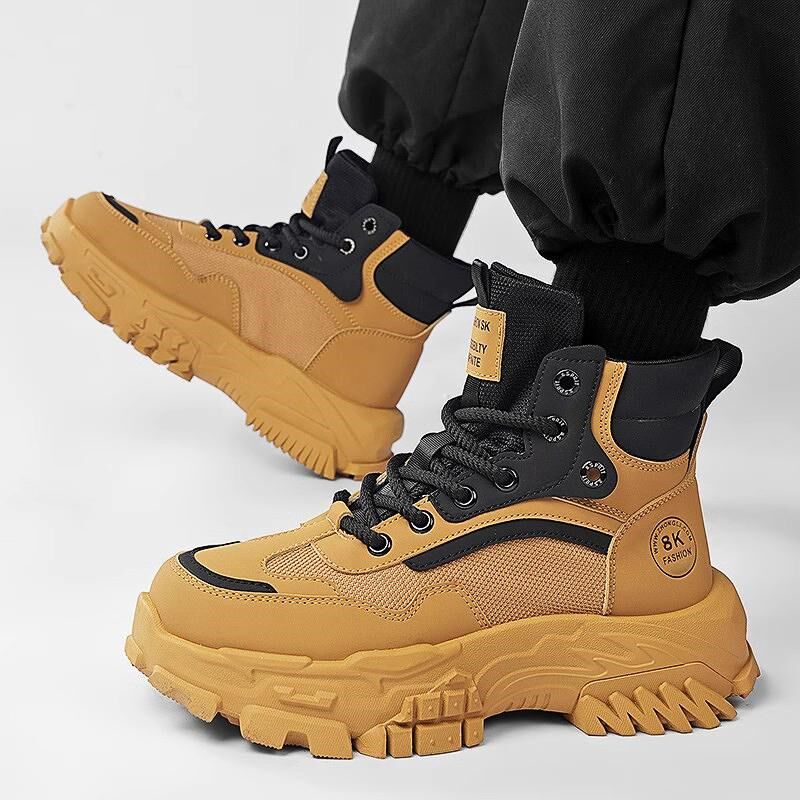 冬季特大码男鞋45高帮加绒保暖棉鞋46户外J登山鞋47加宽马丁靴子4,流行男鞋,马丁靴,淘宝优惠券,粉丝福利购,淘宝优惠卷