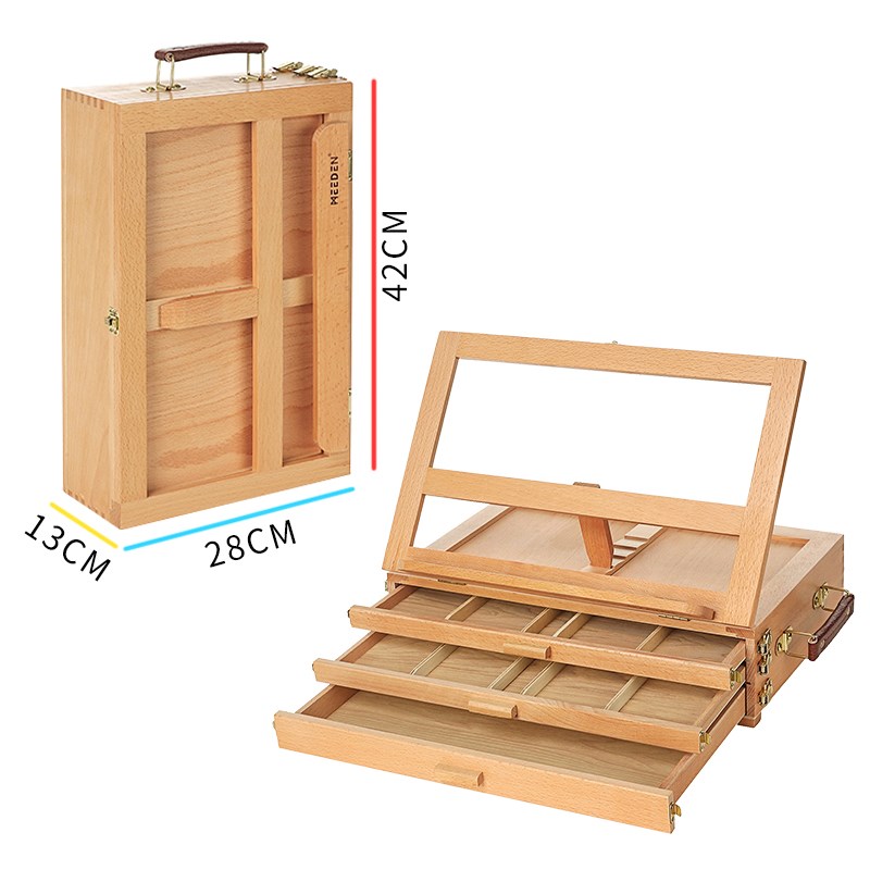 MEEDEN美迪恩桌面画架台式美术生可折叠油画架支架式儿童素描工具