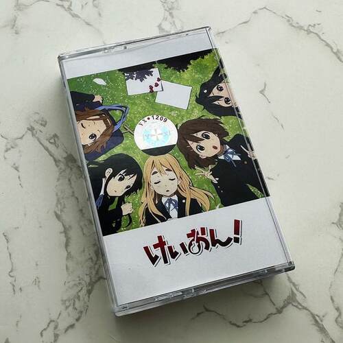 磁带动画歌曲柔和的声音少女！完整的记录新的和未打开的歌词书