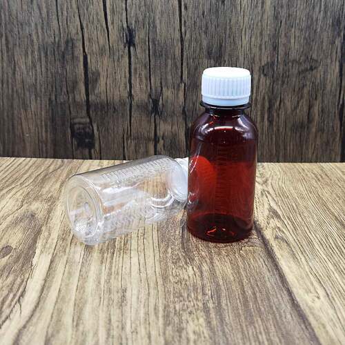 塑料瓶透明100毫升ml带刻度液体分装瓶小口防盗盖加厚广口带盖子