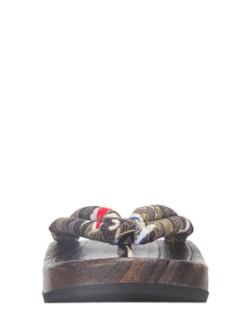 2021c男士木屐日式日常人字拖 厚底和风中国风木头透气拖鞋休闲夏