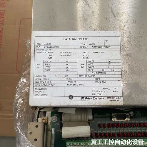 GE变频器 3VNWV30CT006实物拍摄