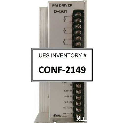 Melec D-561 Stepper Motor Driv