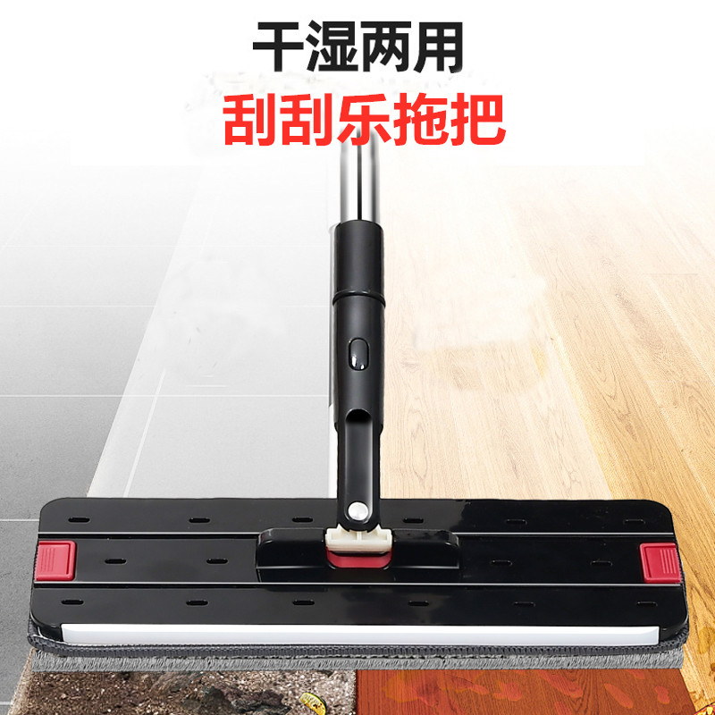 可立尔免手洗平板拖把家用网红款懒人托拖地桶替换拖布配件