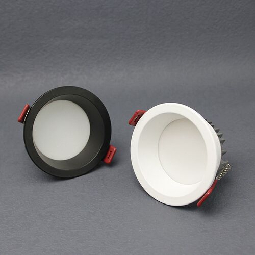 防眩筒灯led天花灯嵌入式 无主灯窄边客厅吊顶铜洞灯开孔75mm孔灯
