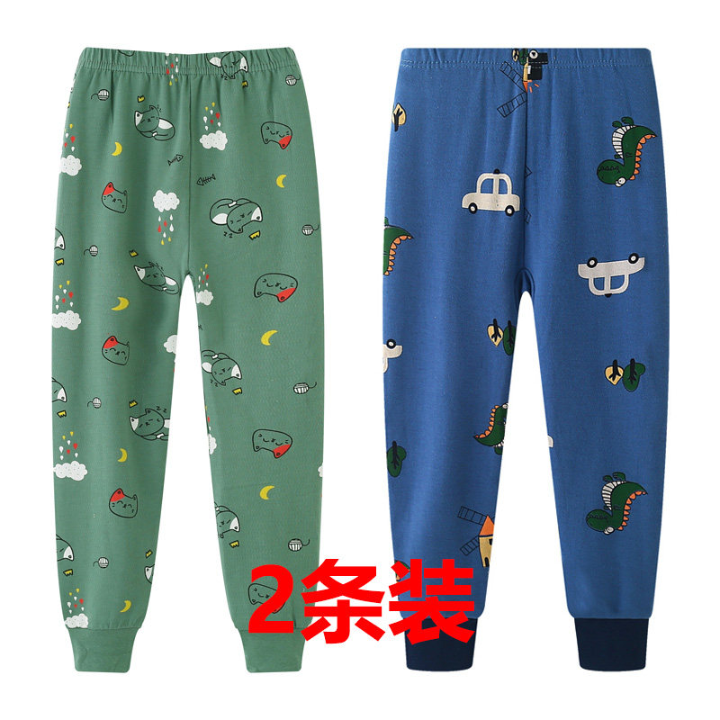 儿童卫生裤纯棉单条男童女童卫生裤保暖裤宝宝打底裤内穿全棉毛裤
