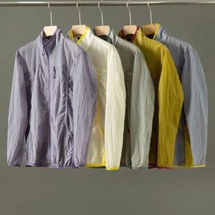 男女外贸撞色拉链立领凉感防晒衣外套 夏季 山系户外 轻量皮肤衣