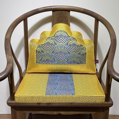 定制中式茶椅坐垫红木太师圈椅宫廷皇宫餐椅紫檀官帽主椅精品正品