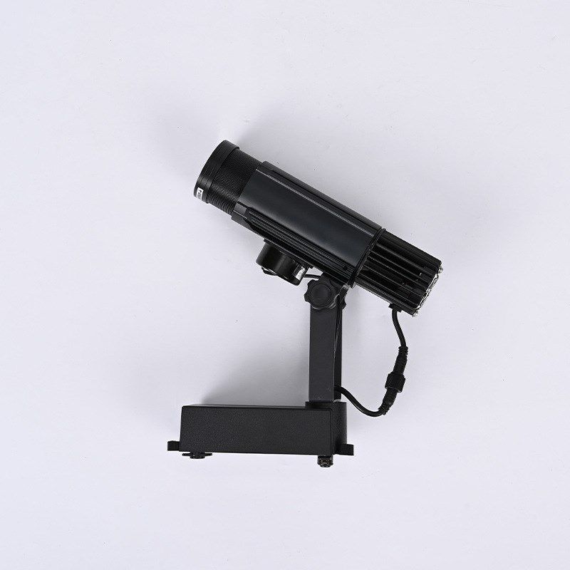 轨道式投影灯导轨墙面广告文字logo图片投射灯门店指示地面迎宾灯