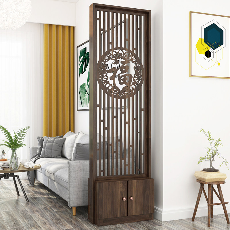 屏风隔断装饰客厅简约现代新中式实木换鞋凳柜一T体网红进门玄关,住宅家具,门厅/玄关柜/玄关架,淘宝优惠券,粉丝福利购,淘宝优惠卷