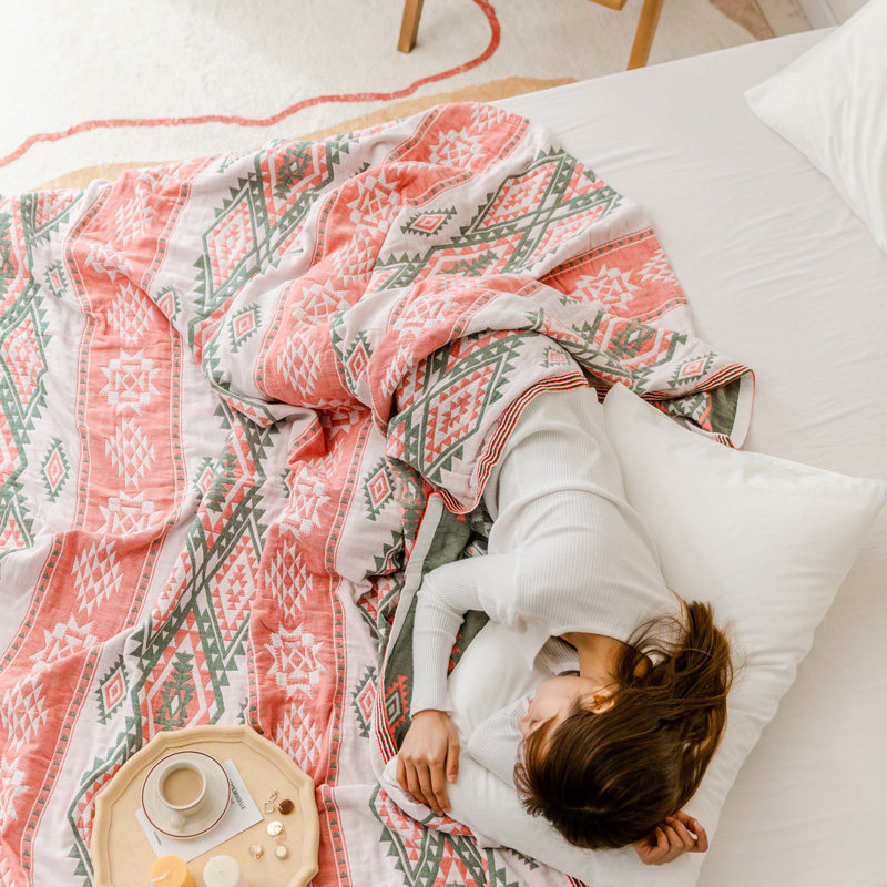 四层纱布毛巾被夏季薄款毛毯被C子单人宿舍午睡毯全棉空调毯子,床上用品,休闲毯/毛毯/绒毯,淘宝优惠券,粉丝福利购,淘宝优惠卷