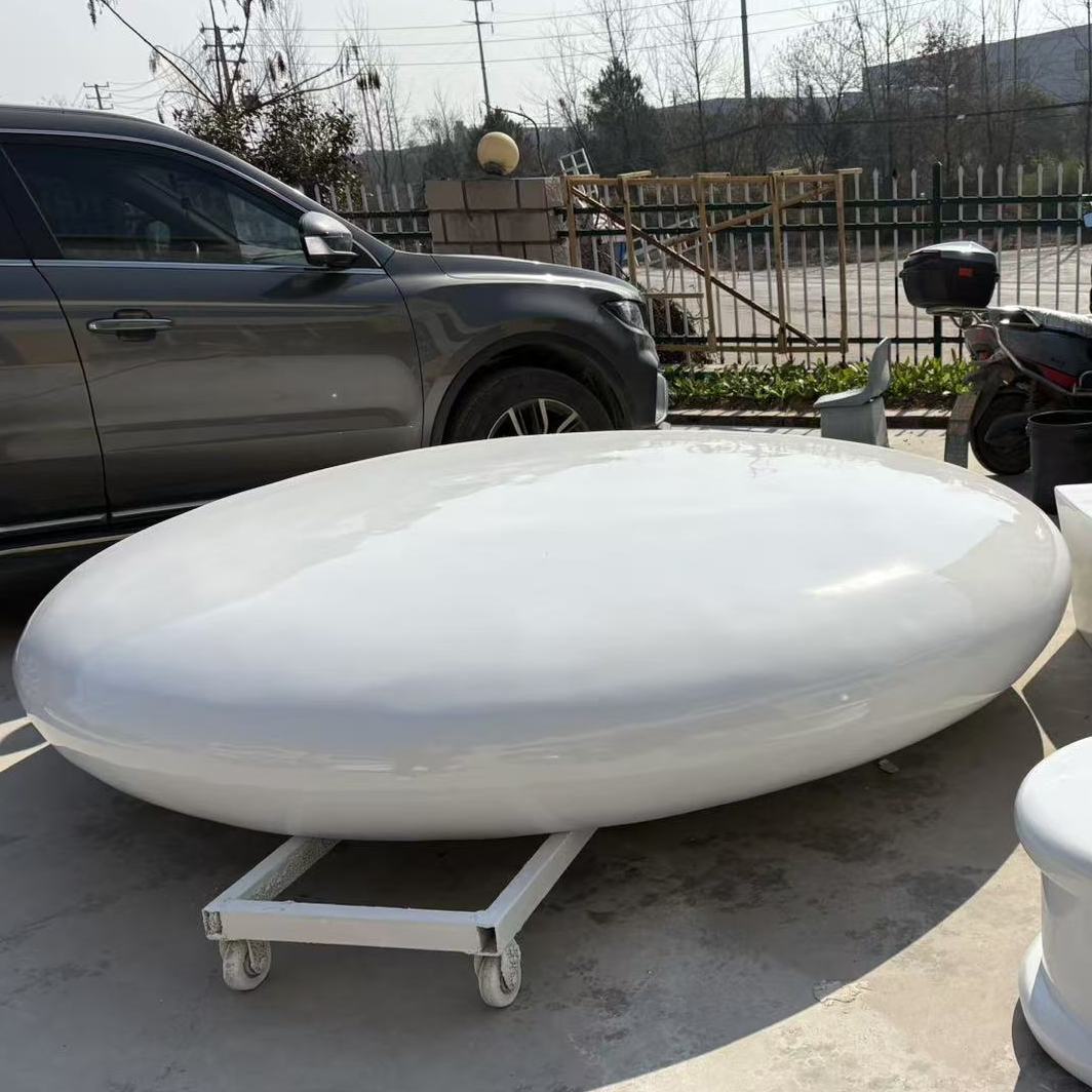 玻璃钢鹅卵石休闲座椅现