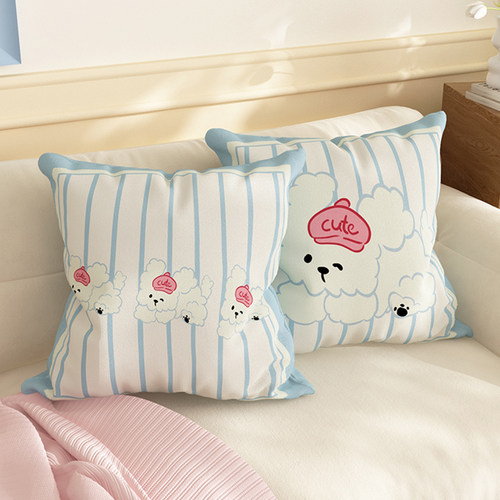卡通抱枕沙发客厅靠垫高级感枕套含芯床上靠枕办公室午睡枕头可爱