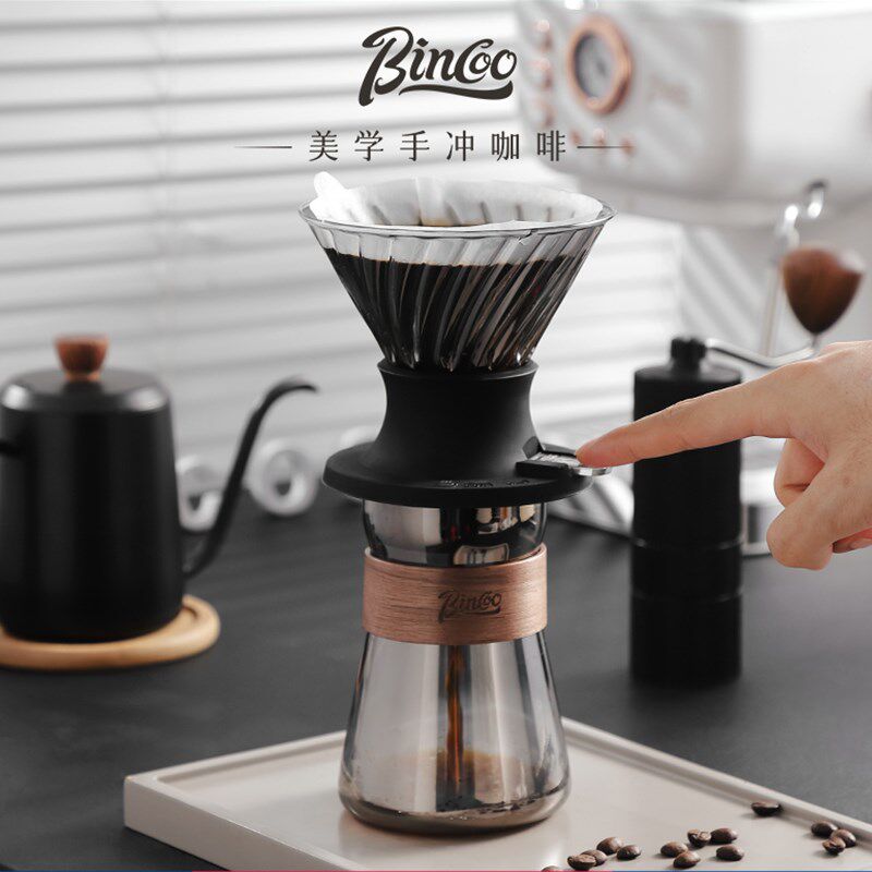 Bincoo聪明杯手冲咖啡滤杯滴漏式分享壶套装家用浸泡过滤器具漏斗
