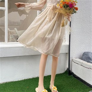 海边拖鞋女款可下水湿水沙滩度假风塑料凉拖鞋2P024新款外穿配裙