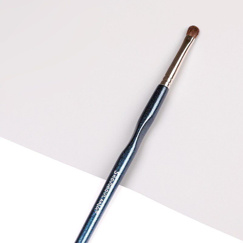 受受狼化妆刷 匠Q-12 小号眼影刷 细节上色动物毛美妆工具