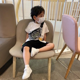 儿童钱包男童小包包胸包潮酷帆布腰包小I男孩帅气斜挎包零钱包挂