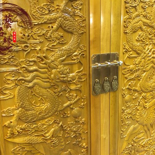 实木衣柜简约现代中式木衣柜x新中式经济型卧室家具实木整体大衣