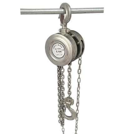 HSS-A全半不锈钢手拉葫芦1t2t3t5t6m9米防潮起重304手动倒链葫芦