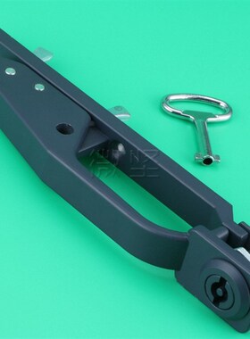 微坚 LS005 抽屉柜拉手 机箱机柜门 文件柜暗工具箱锌合金把手