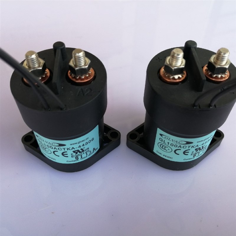 国力新能源高压直流接触器DC800V100A 24V线圈工作 GL100A继电器