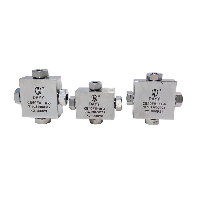 高压系统管路连接头 高压钢管连接元件 超高压直通弯通三通四通