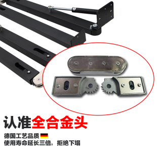 下翻折叠桌多功能伸缩支架隐形隐藏式书桌橱柜连接件酒柜餐桌五金