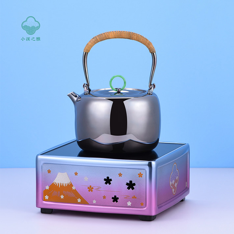 轩铭堂 小溪之雅电陶炉合金茶炉 家用静音无辐射煮茶器烧水泡茶炉