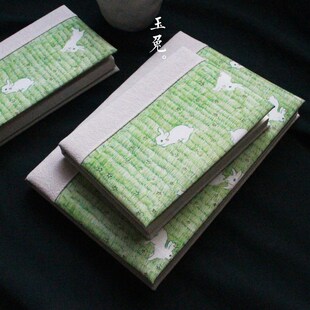 a6a5布面手账本非书衣大容量布艺笔记本记事本布面本子线装本大本