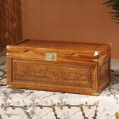 百年老樟木箱子仿古红樟木箱婚嫁结婚箱储物收纳箱字画箱收藏木箱