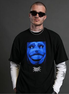 DARC SPORT//SOLO LEVELING联名印花情侣同款百搭棉T恤美码