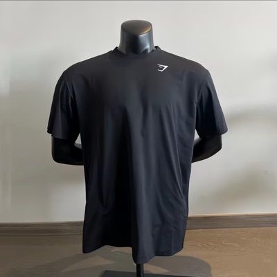 Gymshark essential oversized健身运动短袖男士柔软宽松棉质t恤