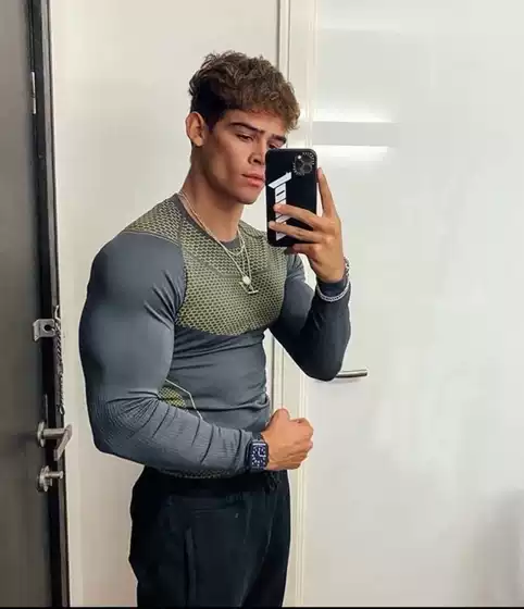 Gymshark Onyx4.0 Superhero Long-Sleeved Men's Jacquard Honeycomb Sports Quick-Drying High-Elastic Tights
