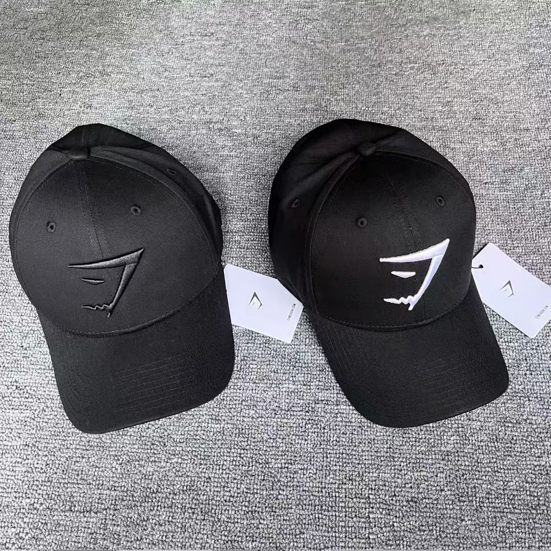 GYMSHARK CAP棒球帽男女万针刺绣标跑步运动帽训练健身鸭舌帽可调