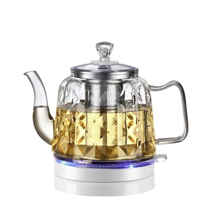 ?玻璃泡茶壶功夫茶长嘴烧水冲茶器煮茶壶家用开水壶自动断电 新品