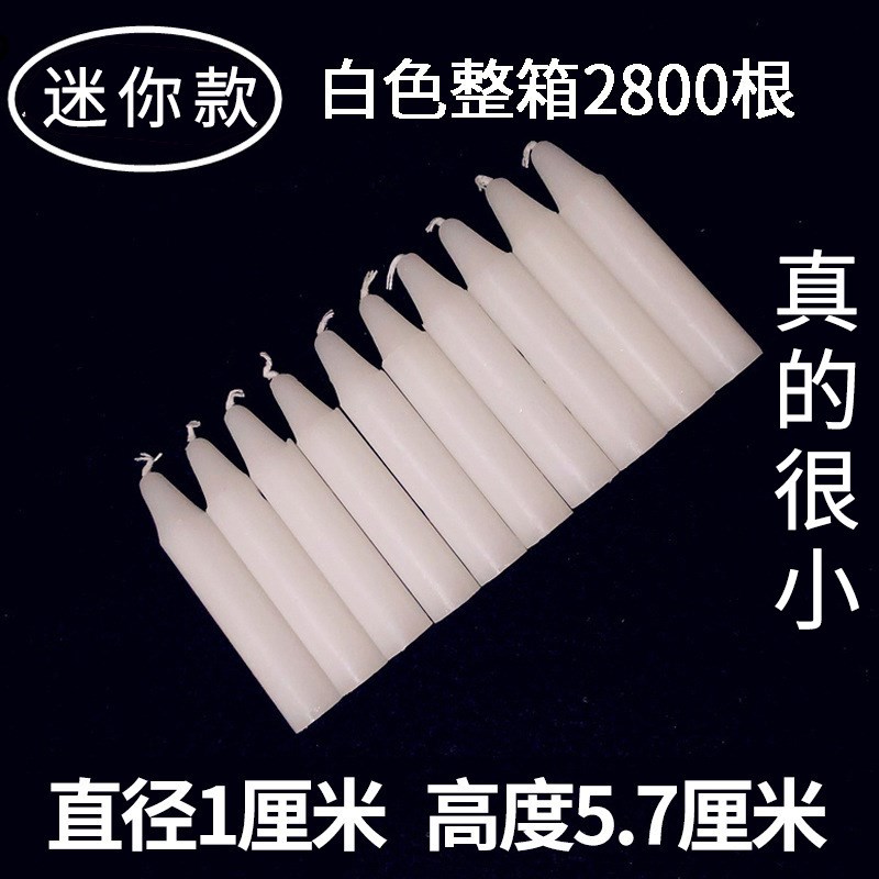 整箱红白色蜡烛家用生日普通照明点灯笼点艾家用实心长杆蜡烛