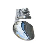 高端玻璃钢创意水滴镜子壁饰轻奢酒店背景墙雕塑鹅卵石墙面装 饰品