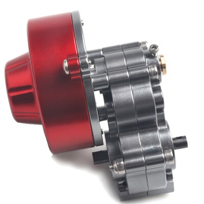 1/10攀爬车 AXIAL SCX10 升级金属中波箱齿轮总成 带马达座车模