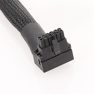 新显卡12VHPWR延长线12+4PIN显卡线加编织套管 A型弯头