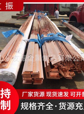 T2紫铜排 30x3 40x4 50x5mm接地铜排 紫铜卷排100米一卷