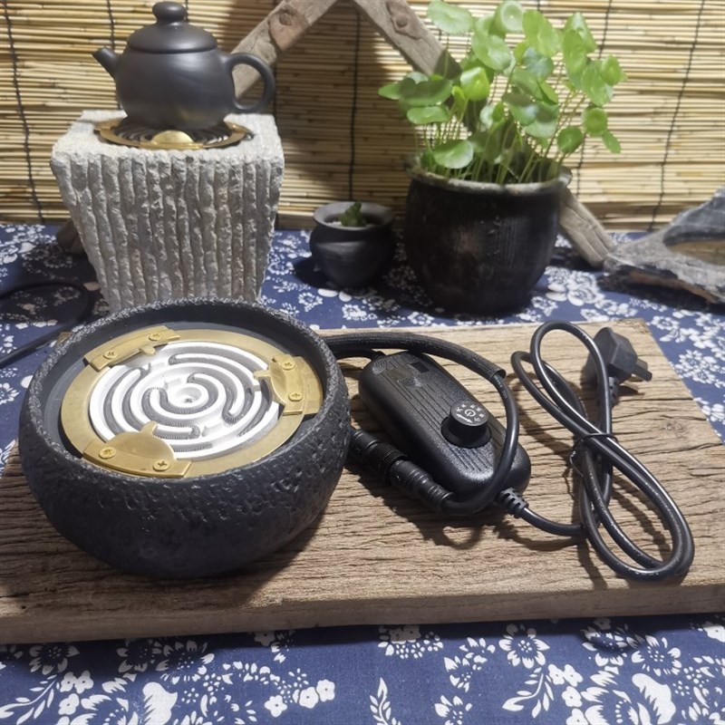 9OPU整套煮茶炉 围炉煮茶电陶炉罐罐茶煮茶炉线控茶配件电炉