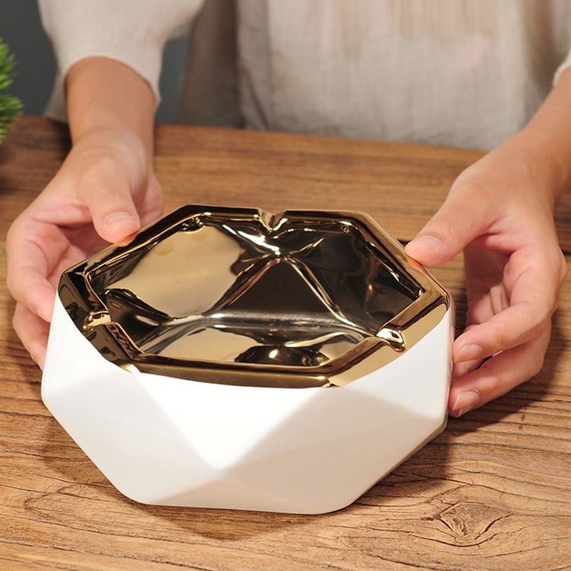 Ashtray ceramic living room oFffice tea table ashtray