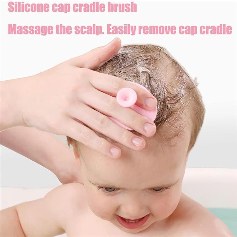 Baby Hair Brush Set fosr Newborn Toddlers Soft Bristles Crad