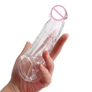 Cock Ejaculation Sleeve Reusable Extender Delay Penis RingsN